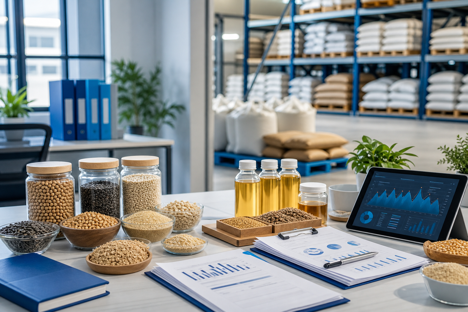 Agro commodity samples and quality coordination